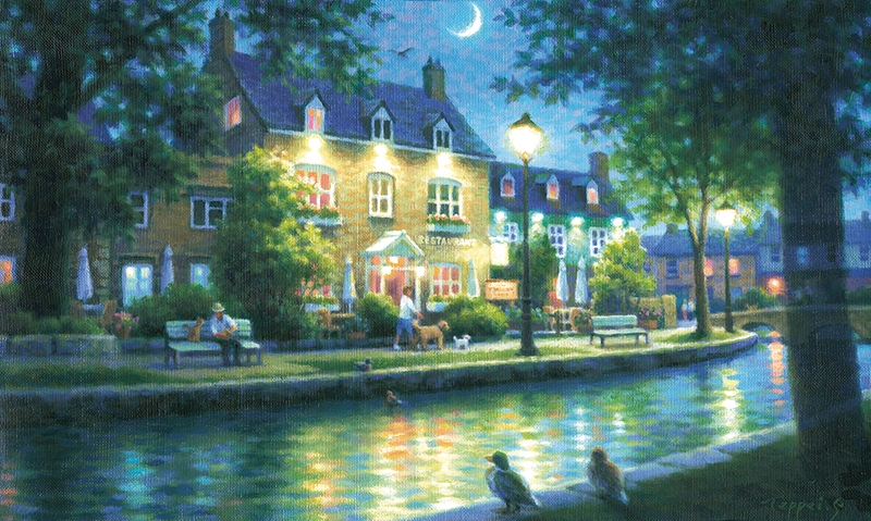 ウィンドラッシュ川のほとり~A Night in Bourton-on-the-Water~.jpg